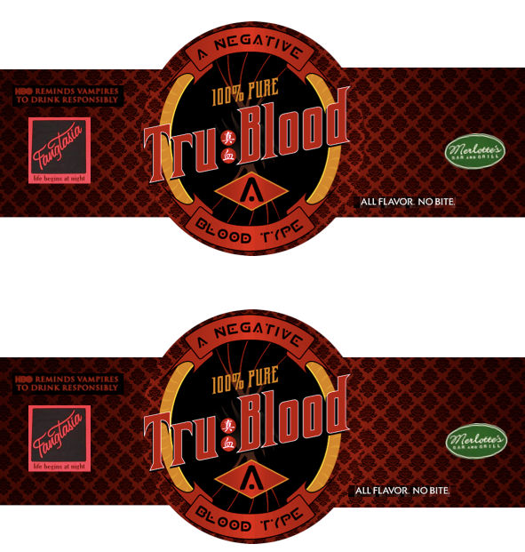 Label True Blood by loralaiy on DeviantArt