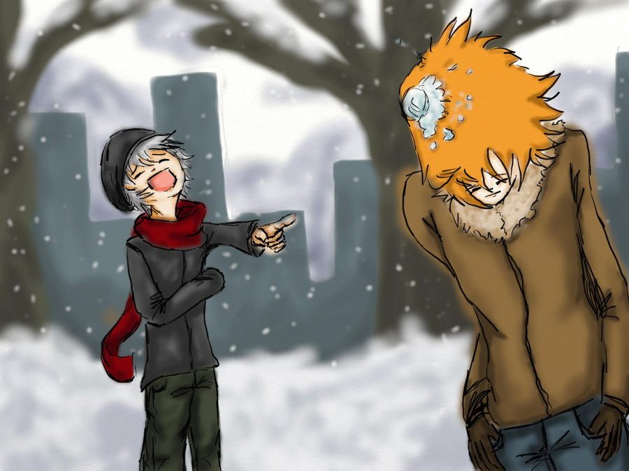 -Snow fight-