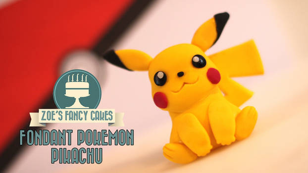 Pokemon Cakes Pikachu Cake Topper model tutorial