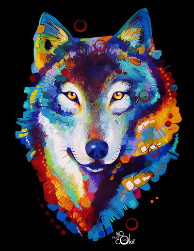 Wolf By TooMuchColor On DeviantArt
