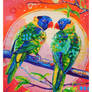 Rainbow Lorikeets - GIVEAWAY