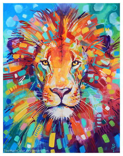 Abstract Lion