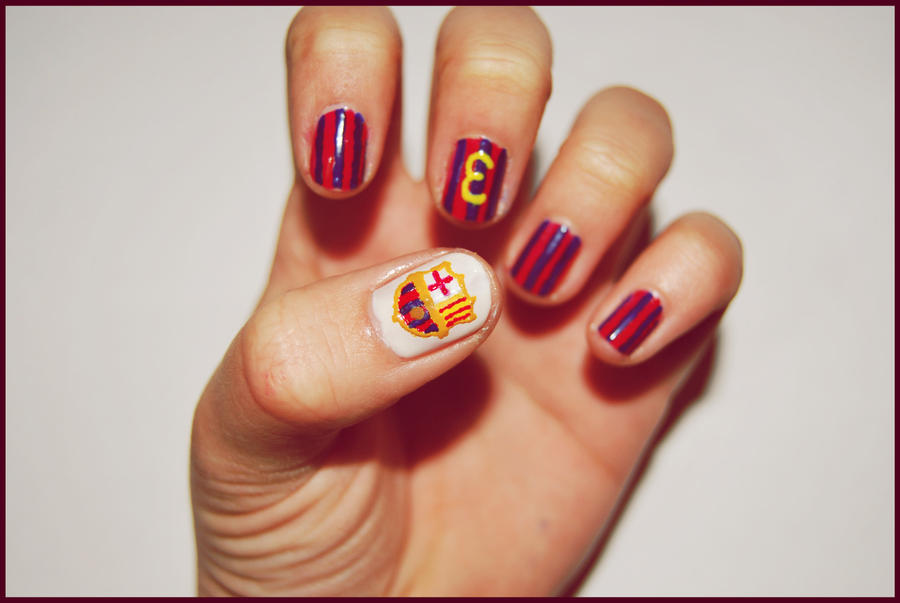 FC Barcelona nails