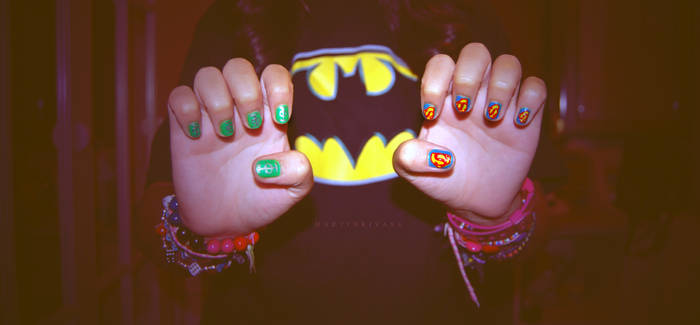 Superman-Green Lantern nails