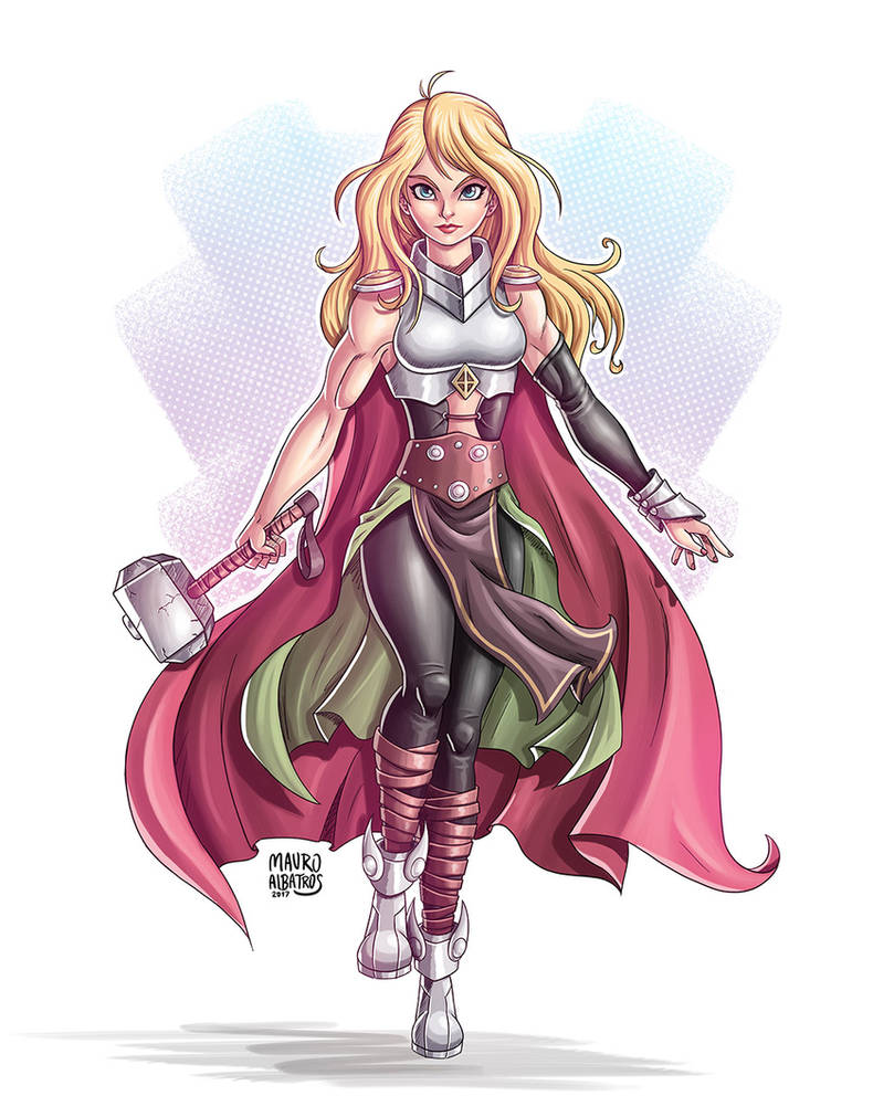 Thor (Jane Foster) by MauroAlbatros on DeviantArt