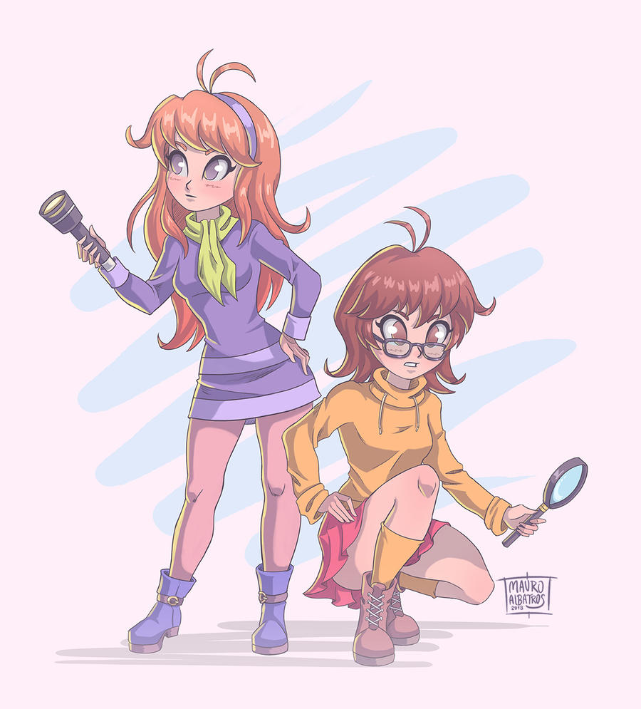 Velma And Daphne By MauroAlbatros On DeviantArt velma-and-daphne-by-mauroalbatros-on-deviantart