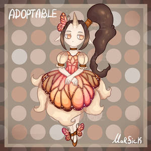 (Open) Adopt #43 [AUCTION] Unicorn Butterfly