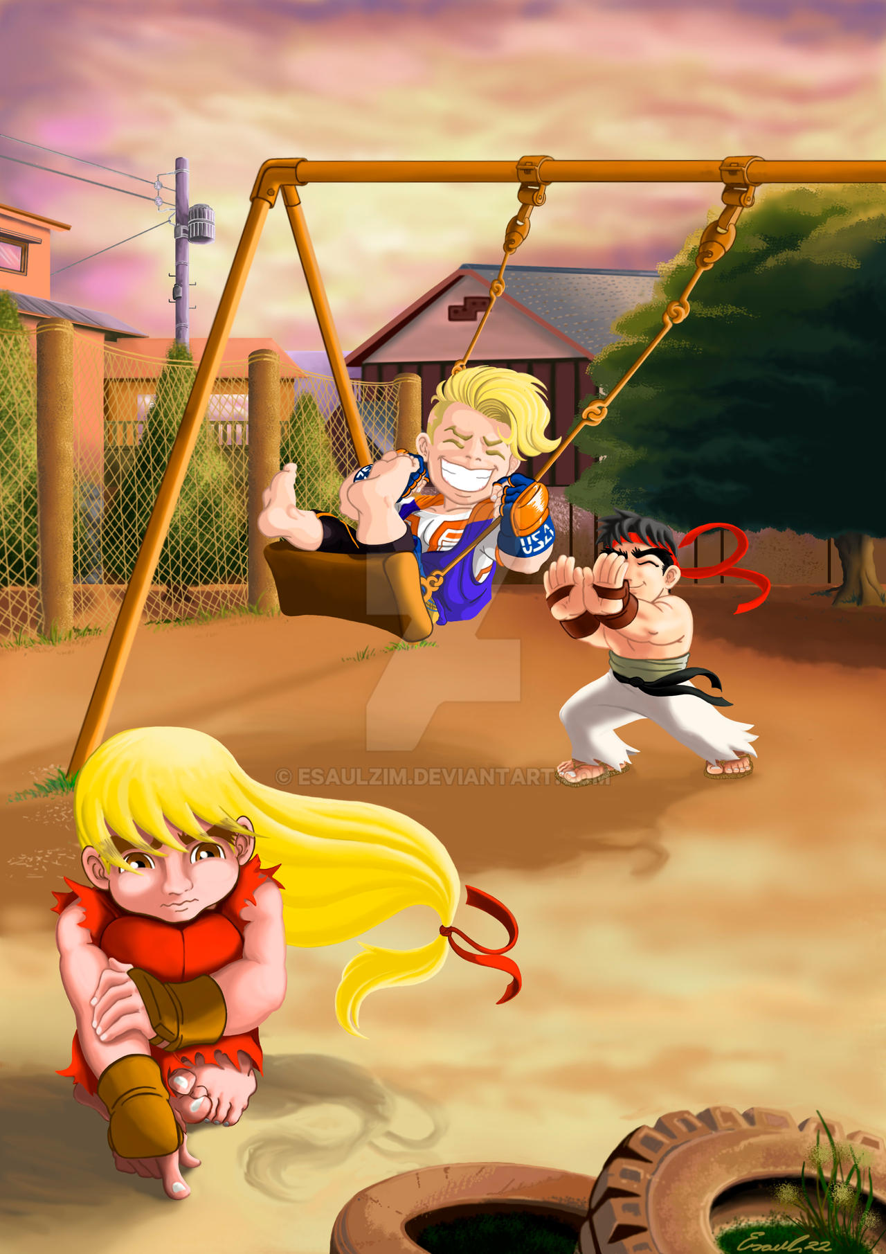 Ryu street fighter - Playground
