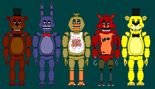 FNaF 1 cast  Fnaf, Fnaf 1, Five nights at freddy's