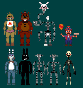 FNAF1 AU Layout V2 Minecraft by TommyProductionsInc on DeviantArt