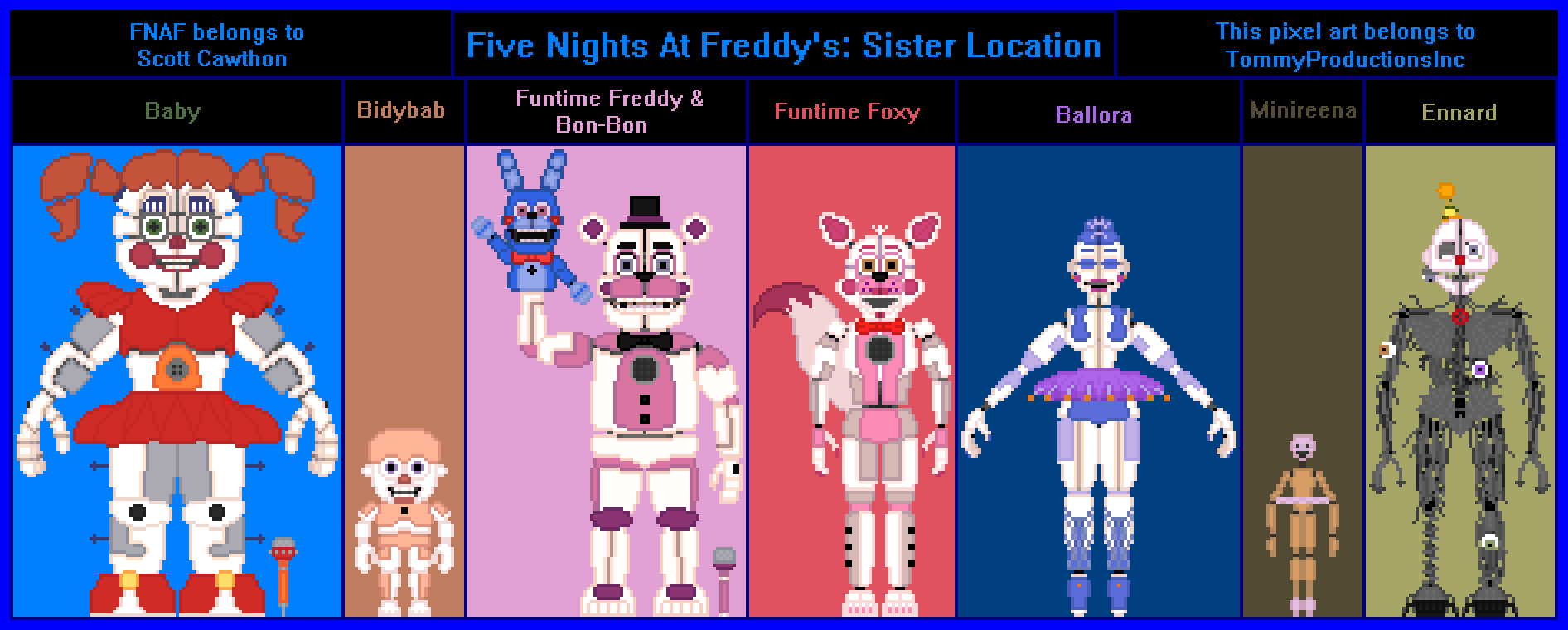 We have the Night Watch~ — FNaF Sister Location Blueprints