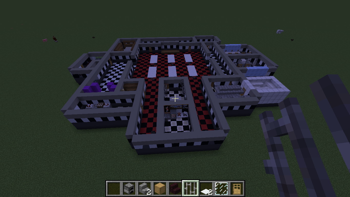 FNAF1 AU Layout V2 Minecraft by TommyProductionsInc on DeviantArt