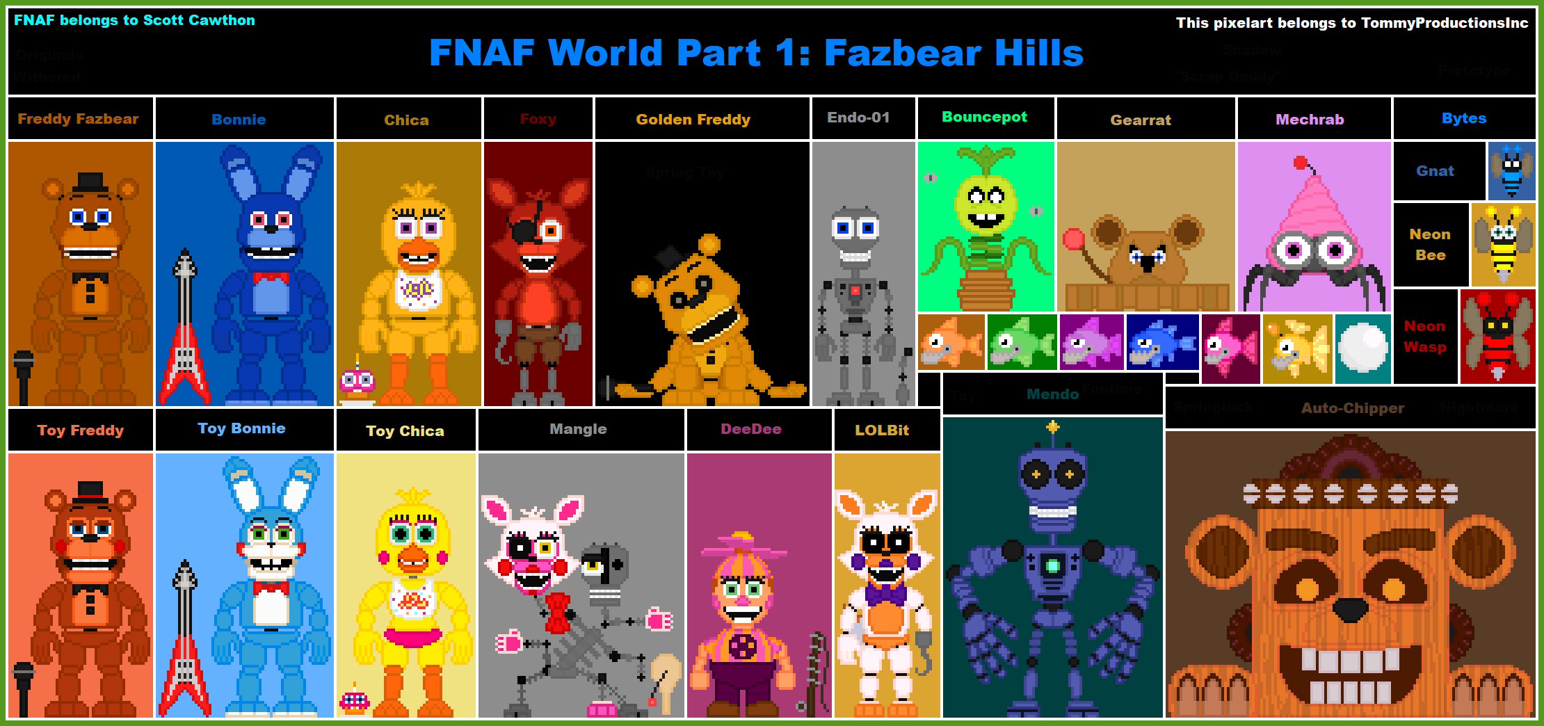 FNAF World: Welcome To Lolbit's Byte Store! by CawthonHollywood on  DeviantArt