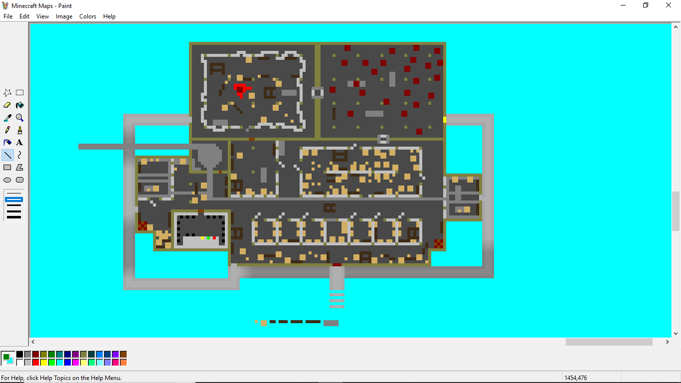 FNAF1 AU Layout V2 Minecraft by TommyProductionsInc on DeviantArt