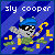 F2U avatar - Sly Cooper (dark blue) by Minakie