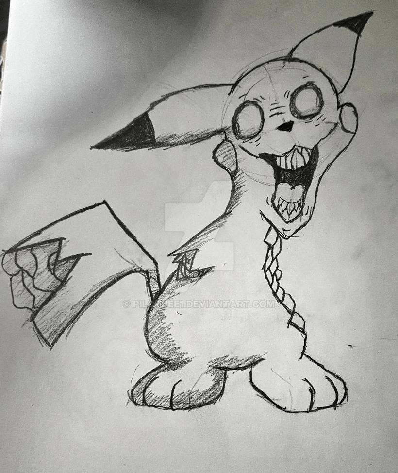 Defect Pikachu Pikachu is missing something by Pilotbee1 on DeviantArt