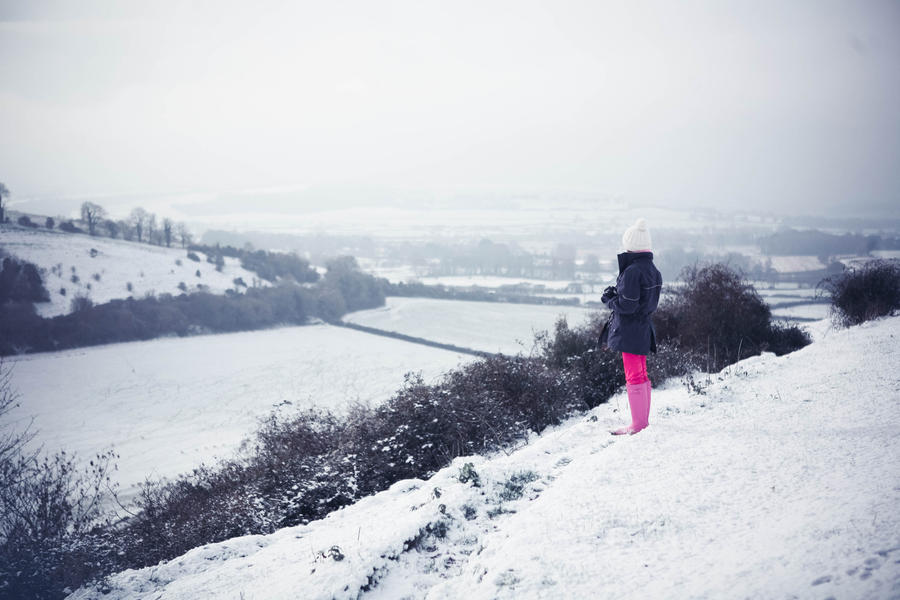 Girl in the Snow