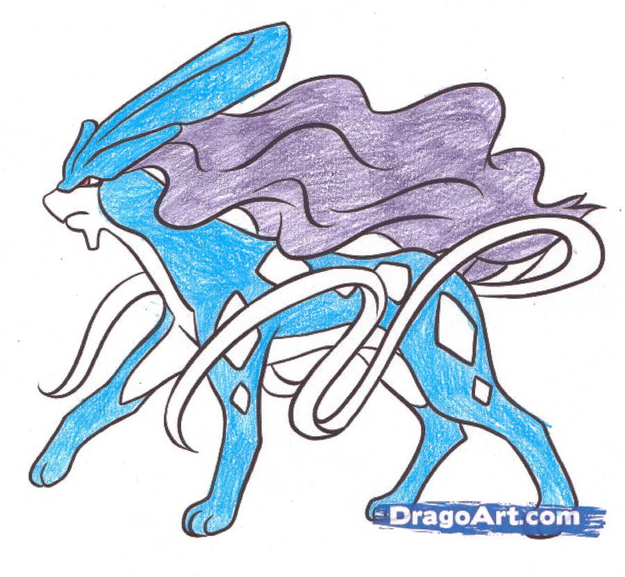 Suicune Coloring Picture By 13 Drastic 13 On Deviantart