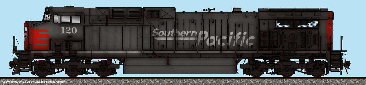 Southern Pacific AC4400CW 120 by IvanCervera291 on DeviantArt