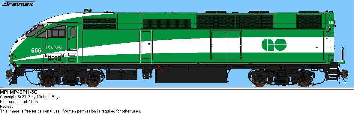 GO Transit MPI MP40PH-3C #656 by IvanCervera291 on DeviantArt