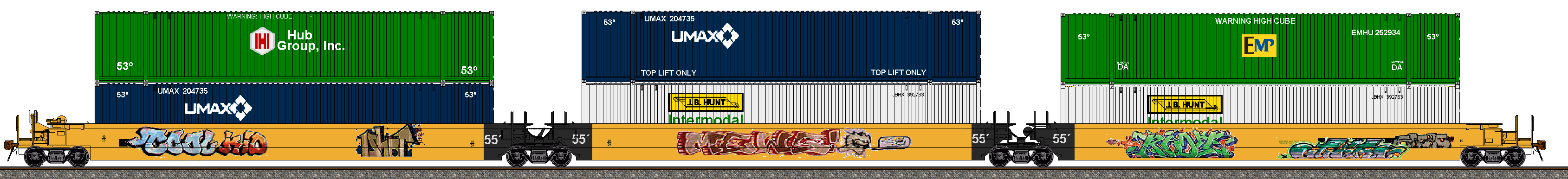 Dttx Deviantart DTTX Articulated Triple Stack Set #3 by IvanCervera291 on DeviantArt