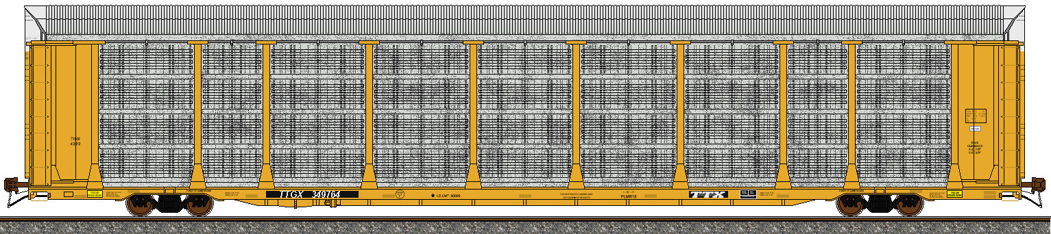 Ttx Auto Rack Inside TTGX Autorack Car (DTTX Paint) by IvanCervera291 on DeviantArt