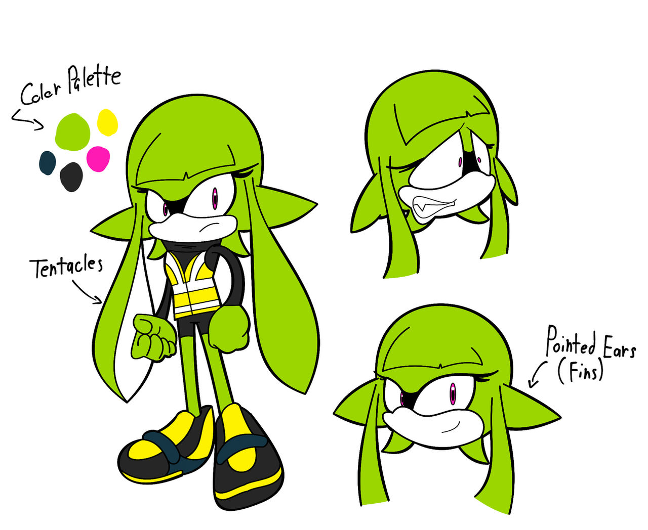 Sonic OC: Valerie the Squid