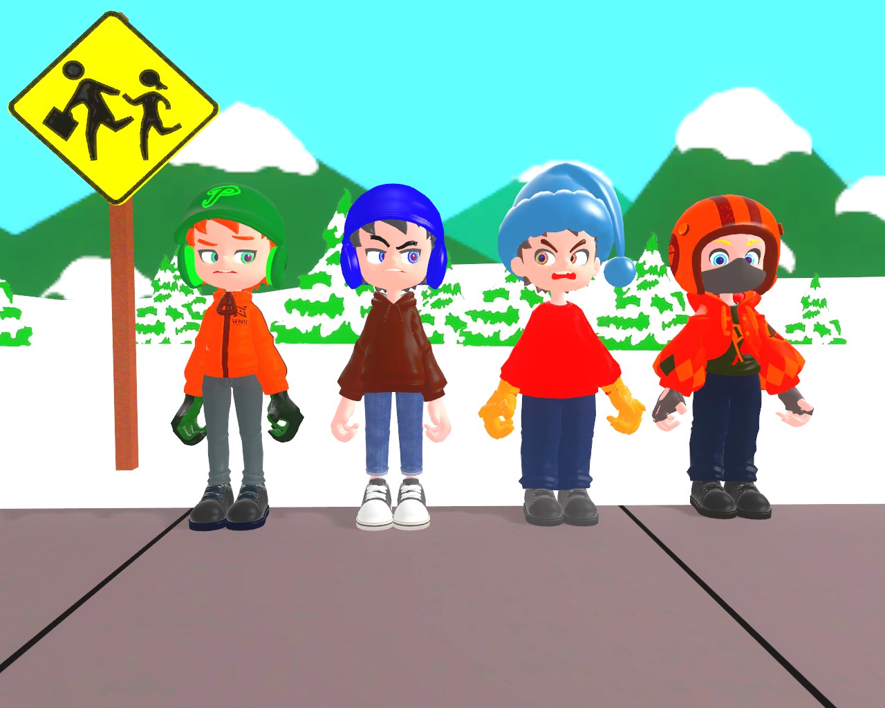 Four Boys