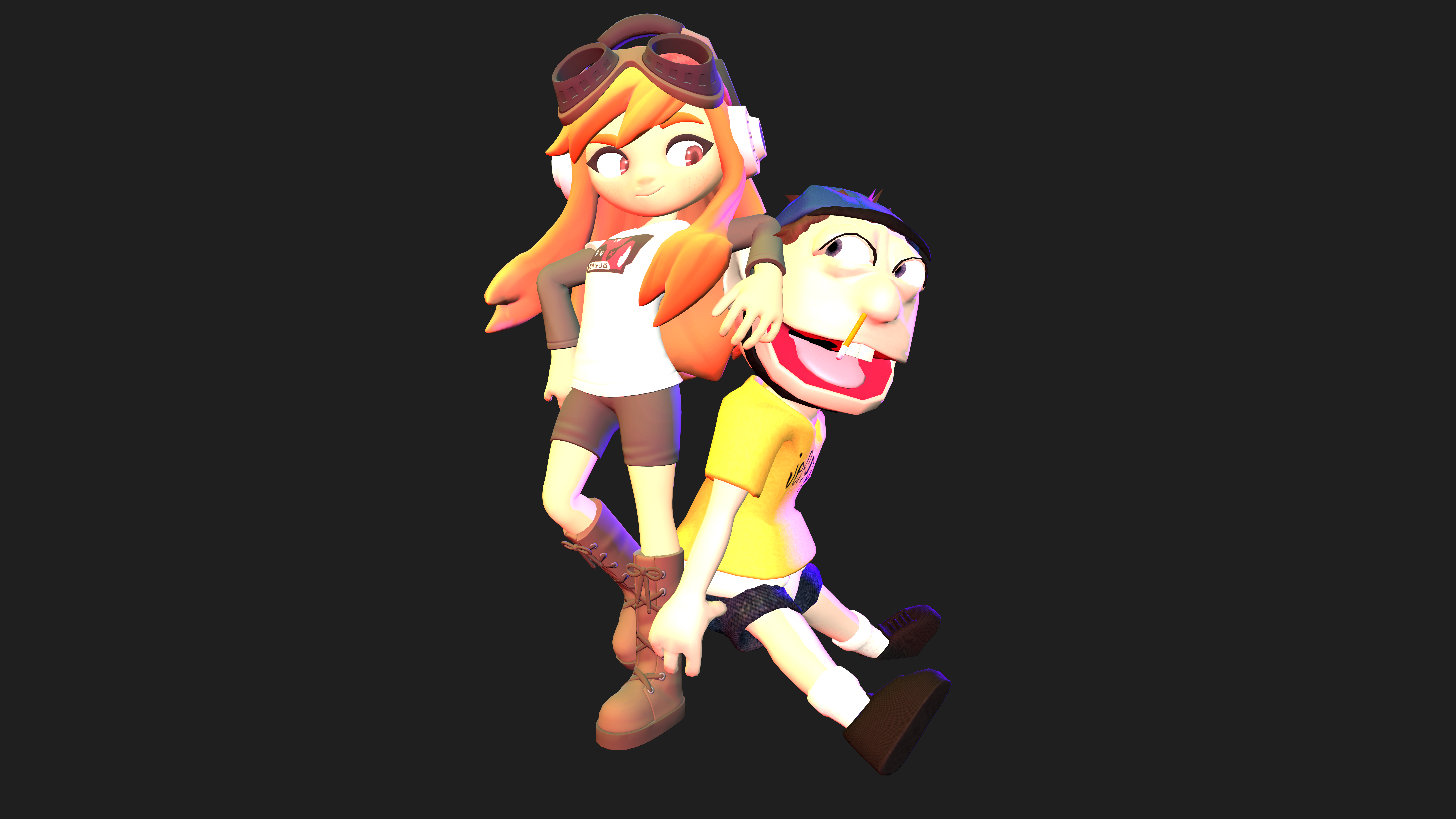 An Unlikely Duo!