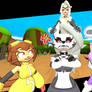 Three Cats and a Hellhound!