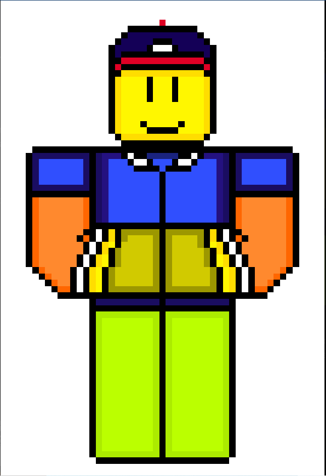 Pixilart - The Roblox Noob by xNotGamer