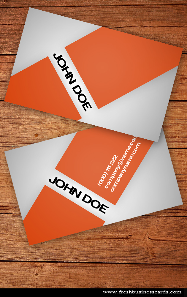 Orange Business Card