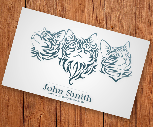 Cat Business Card