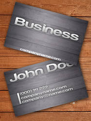 Wooden Business Card