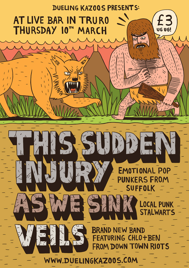 This Sudden Injury Gig Poster