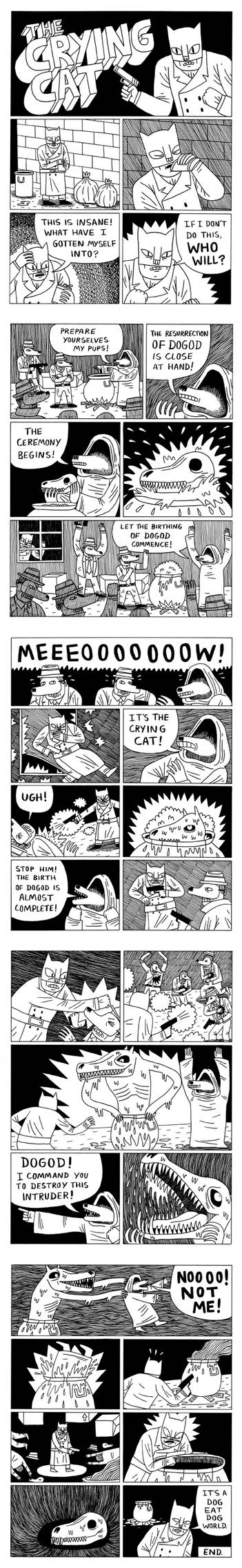 The Crying Cat comic