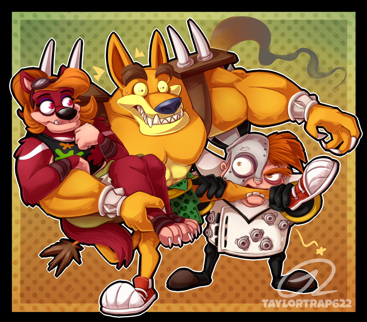 Crash Bandicoot - Crash and Uga Buga by Lefthanded-12 on DeviantArt