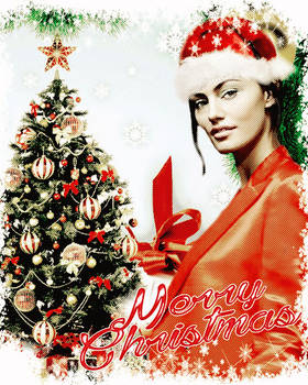 Phoebe Tonkin Christmas Manip