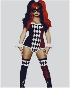 Nikki Bella AS Harley Quinn Morph