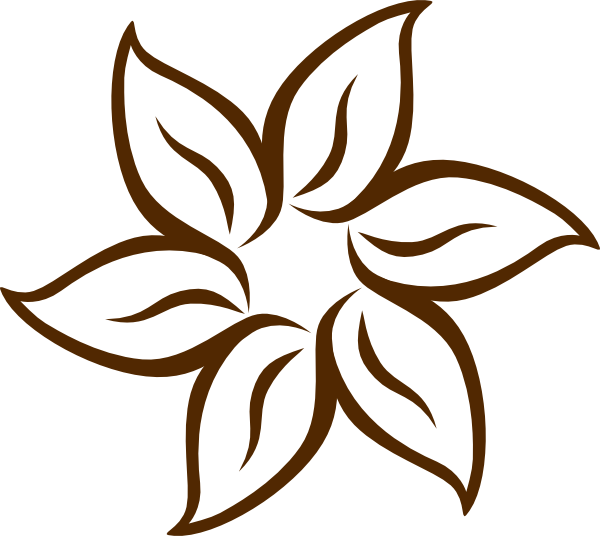 Brown flower outline png by yotoots on DeviantArt Brown flower outline png by yotoots on DeviantArt