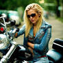 Another Hot Biker Babe