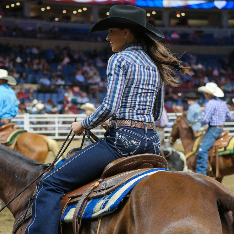 Rodeo Competition: Barrel Racing Competitor Shelly by Bikemanrick on ...