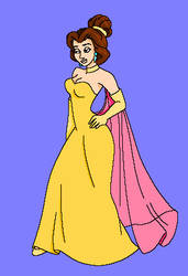 Belle Dressed as Anastasia