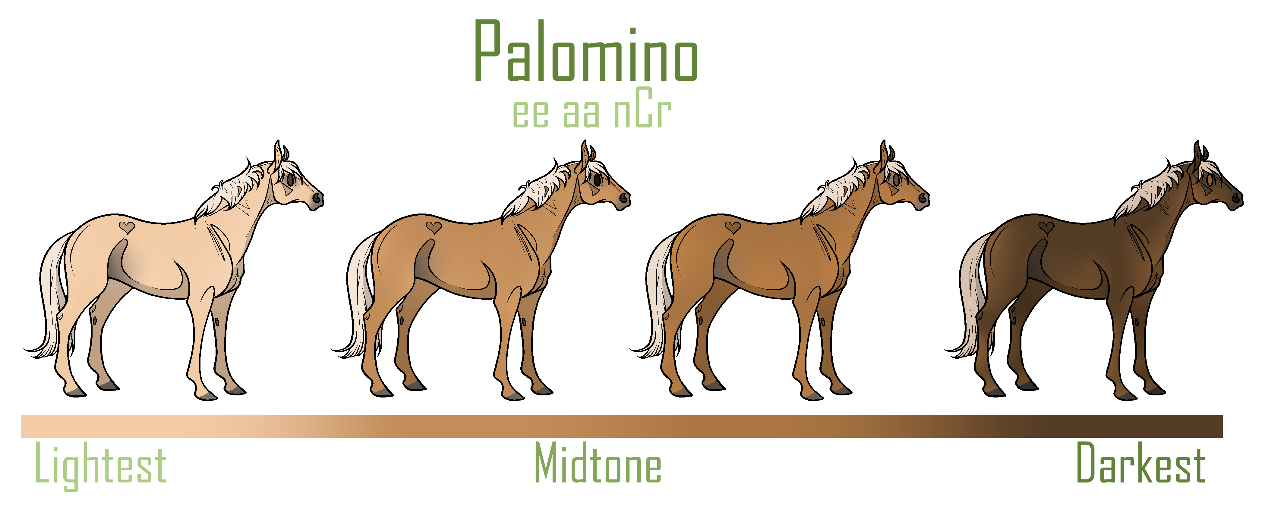 Color Guide | Palomino by Hunter-Raider on DeviantArt