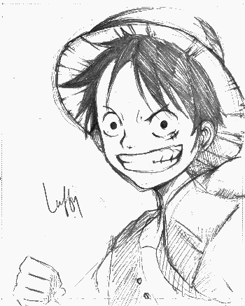 Luffy Doodle by Auddits on DeviantArt