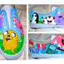 Adventure Time Custom Shoes