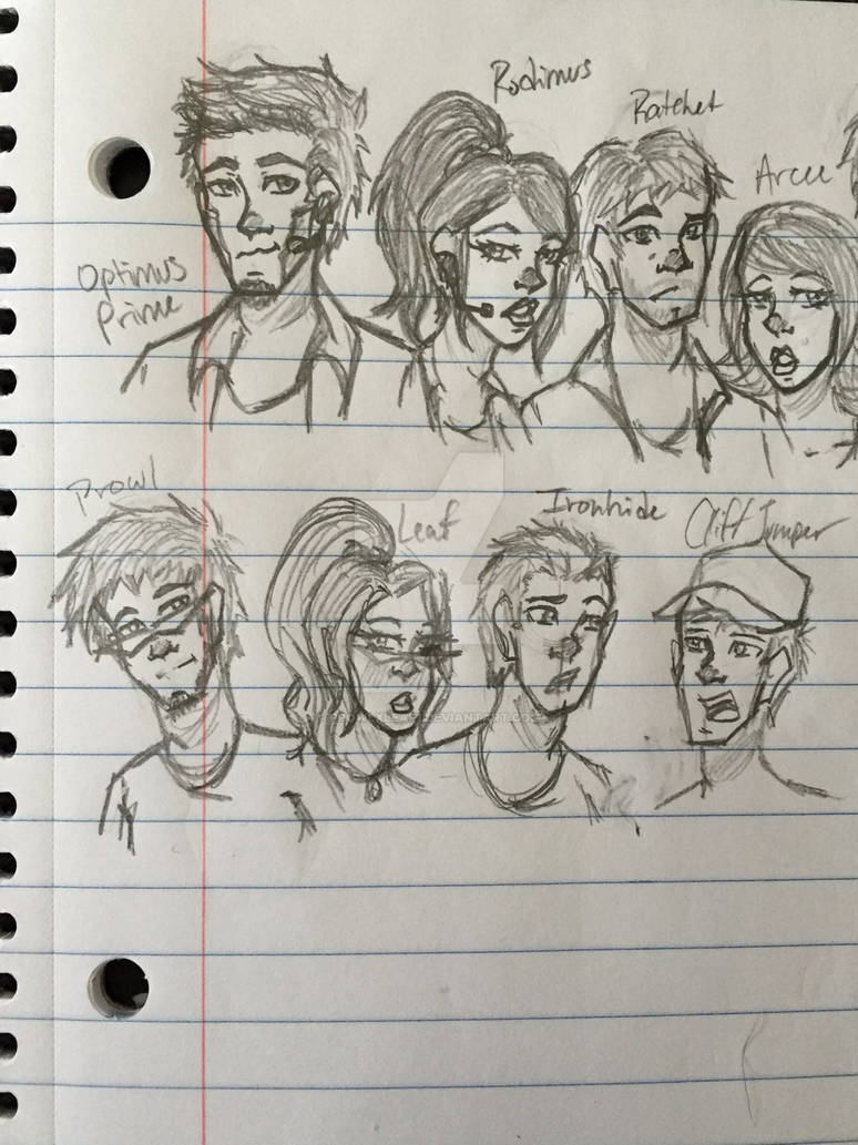 Transformer Humans: Updated by ProwlxLeaf1 on DeviantArt