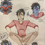 X-men Evolution redesign Nightcrawler