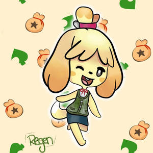 Isabelle Animal Crossing Fanart