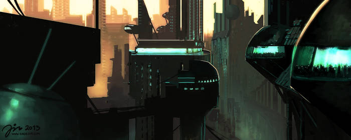 Futuristic city